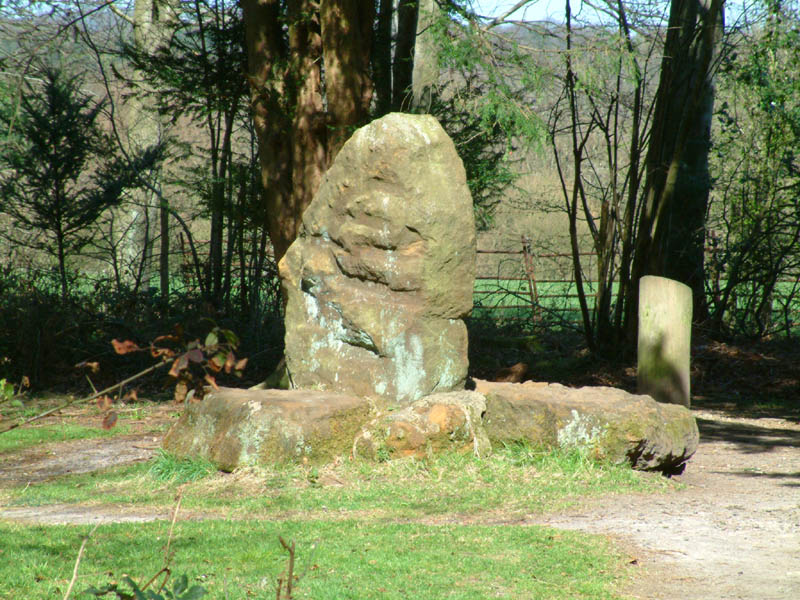 Rock carving on Haddington Hill (click for larger photo)