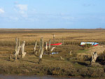 The river at Thornham from the Norfolk Coast Path