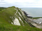 Approaching Dover as the North Downs Way reaches its conclusion
