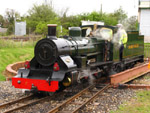 Locomotive 7, Spitfire, on the Bure Valley Railway at Wroxham
